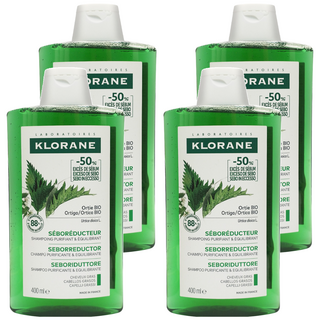 KLORANE 蔻蘿蘭 控油洗髮精 草本香氣, 400ml, 4件