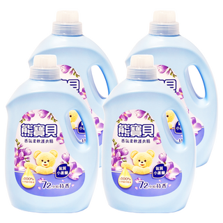 Snuggle 熊寶貝 香氛柔軟護衣精 優雅小蒼蘭香氣, 3L, 4桶