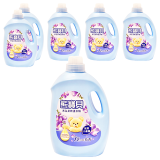 Snuggle 熊寶貝 香氛柔軟護衣精 優雅小蒼蘭香氣, 3L, 6桶