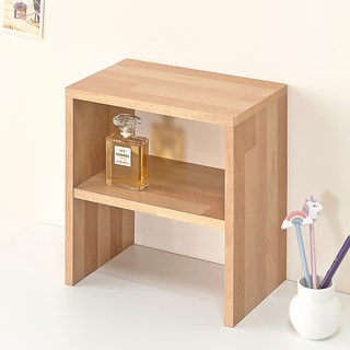 양지가구 양발이 스탠드선반, 멀바우, 2단