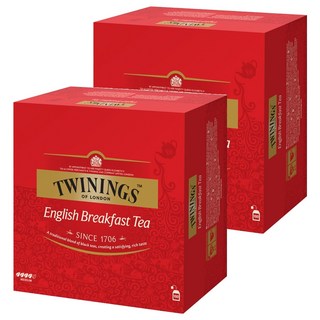 Twining英式早餐茶包, 2g, 100入, 2盒