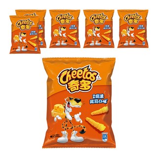 奇多 2倍濃起司口味玉米棒，酥脆紮實口感，香濃起司風味, 46g, 6包