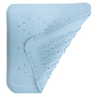 感恩使者 台製 浴廁止滑墊/ 浴缸防滑墊 ZHTW1720-814 橡膠材質, 55 x 55cm, 藍色, 1個