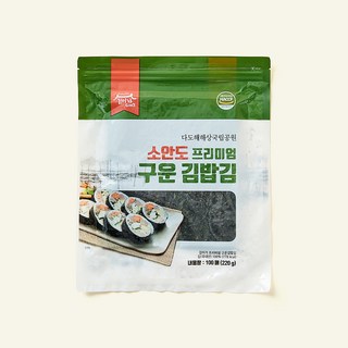 소안도 프리미엄 구운 김밥김 100매, 220g, 1개