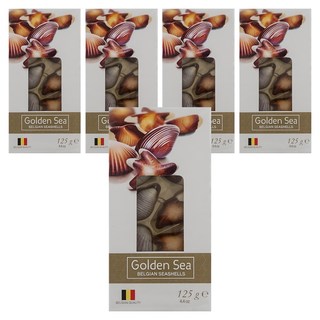 gold sea 貝殼形狀海鹽巧克力, 5盒, 125g