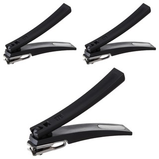 ZWILLING 雙人 簡約時尚多向旋轉指甲刀 42441-400-0, 黑色, 3個