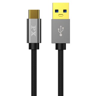 PX 大通 USB 3.1 GEN1 C-A 超高速充電傳輸線, 1m, 黑色, 1條