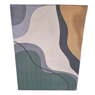 Arbor Home 喬木居家 水晶絨地毯 灰綠線條, 160 x 120cm