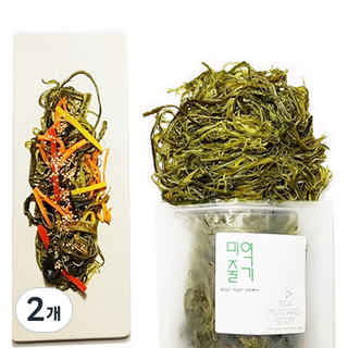 鹽漬乾燥海帶梗絲, 2包, 1kg