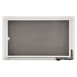 TRENY 玻璃獎狀證書相框 四角花銀, 銀色, 1個