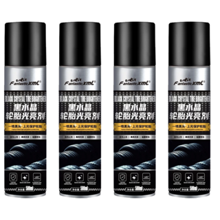 Fantastic xmL 黑水晶汽車輪胎光亮劑 580ml, 4瓶
