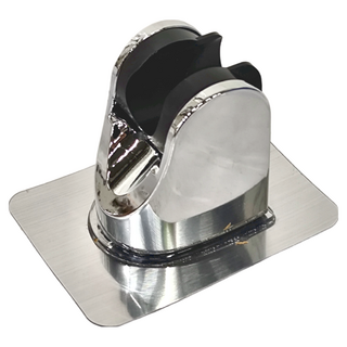 無色痕 強效黏膠 防水防潮 蓮蓬頭/花灑支架, 100 x 80 x 80cm, 無色, 1個