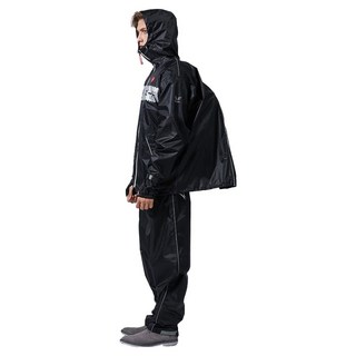 DongShen 東伸 領航者背包二件式雨衣, 黑色