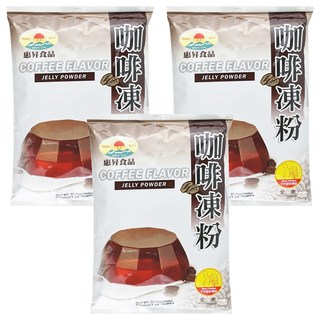 FAIRSEN 惠昇食品 咖啡凍粉 口味清爽 全素可用 台灣製造, 1kg, 3包
