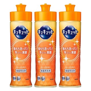 Kao 花王 Cucute 珂珂透 高效濃縮洗碗精 柑橘, 220ml, 3瓶