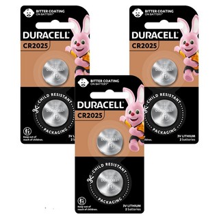 DURACELL 金頂 鋰電池 CR2025 優質密封技術 防止漏液, 2入, 3組