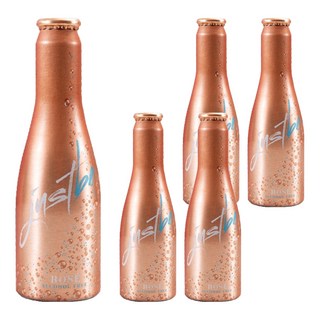 JustBe 無酒精粉紅玫瑰氣泡葡萄酒, 200ml, 5瓶