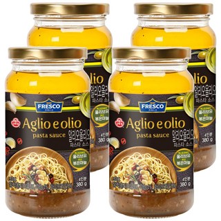 오뚜기프레스코 알리오올리오 파스타소스, 380g, 4개