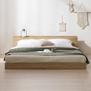 서울소호 홈즈 저상형 침대 프레임 + 파워 본넬 양면 매트리스 세트 방문설치, 우드 + 화이트