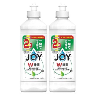 JOY W 除菌潔淨洗碗精補充瓶 綠茶, 2個, 300ml