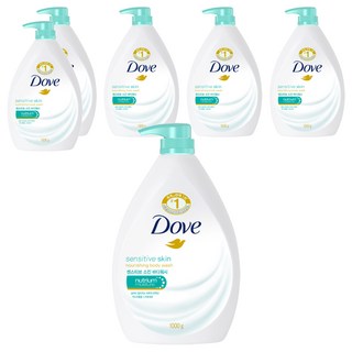 Dove 多芬 溫和滋養柔膚沐浴露, 1kg, 6瓶