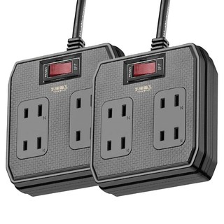 MAX STAR 太星電工 一開四插動力軟線, 5m, 多色 顏色隨機, 2條