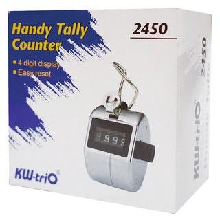KW-triO 堡勝企業 計數器 手握式, 4位數顯示 易於重置, 02450, 1個