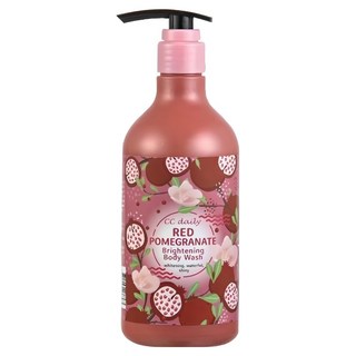 台塑生醫 CC daily SUPER FOOD 紅石榴亮白沐浴乳 超滴水, 580g, 1瓶