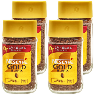 NESCAFE 雀巢咖啡 金牌微研磨咖啡, 120g, 1入, 4罐