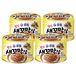 Yoodong Q彈貝柱肉罐頭, 140g, 4罐
