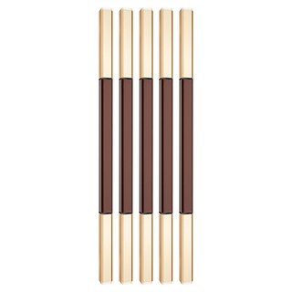 S201極細雙頭三角眉筆 0.1g 5支, 深咖色