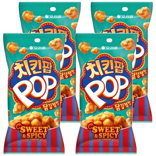 ORION 好麗友 雞米花脆餅 韓式炸雞風味, 81g, 4包