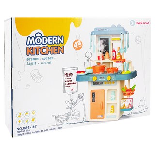 PLAYFUL TOYS 頑玩具 兒童噴霧廚房玩具42件組, 1盒, 噴霧廚房