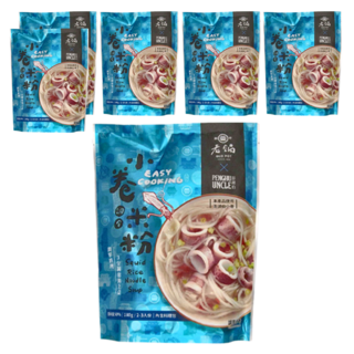 老鍋米粉 小卷湯米粉, 方便料理，2-3人份, 180g, 6包