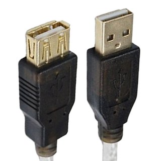i-gota 愛購它 USB 2.0 專業級高速傳輸線 A公-A母 鍍金頭 鐵粉心 80編屏蔽, 1.8m, 1條