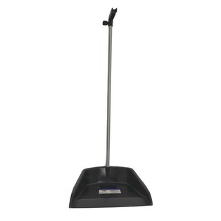 金東寶 雙頭夾畚斗 畚斗(長深高): 30*30*80cm 掃把(寬長): 34*88cm, 1組, 黑色