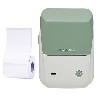 NIIMBOT 標籤機 附標籤紙 B1, 艾綠色, 1組