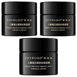 JOYRUQO 嬌潤泉 三重蛋白緊致抗皺面霜 8g 舒緩 保濕, 3件