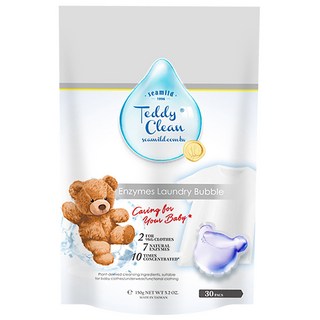 清淨海 Teddy Clean系列 植萃酵素洗衣膠囊 小蒼蘭香, 30顆, 1袋