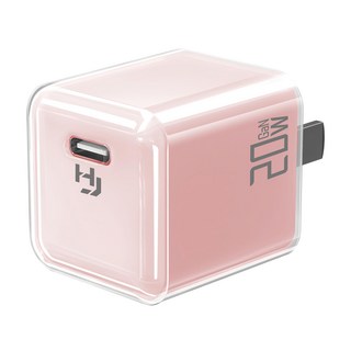 HONG JIN 宏晉 PD快充頭 mini20, 1個, 粉色