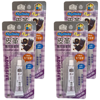 修繕屋 皮革專用接著劑, 7.5ml, 4個