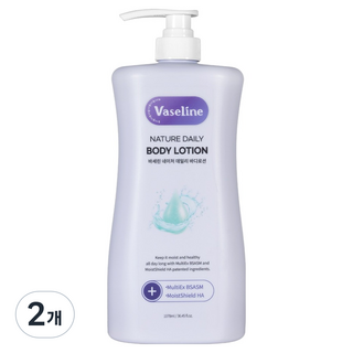 cosmate 凡士林 Nature 每日身體乳液, 2個, 1.078L