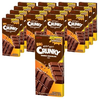 롯데제과 빅 크런키, 82g, 18개