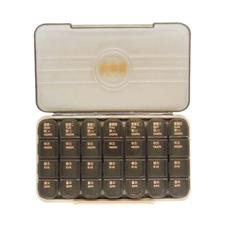 1月間 7日28格藥盒 淡奶, 1個