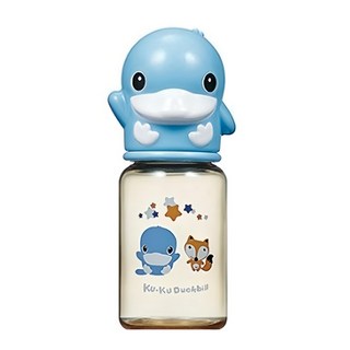KU.KU Duckbill 酷咕鴨 星燦PPSU標準奶瓶, 藍色, 140ml, 1個