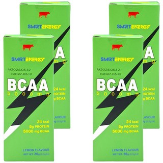 RED COW 紅牛 聰勁即溶BCAA 5000mg 檸檬口味, 26g, 4盒
