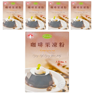 新光洋菜 咖啡果凍粉, 100g, 5盒