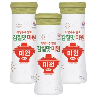 Miwon 味元 甘蔗發酵鮮味調味料, 72g, 3個