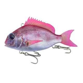 LITTLE JACK 擬真黑鯛 VIB CHARIKOM 75mm, 櫻花粉鯛, 30g, 1個