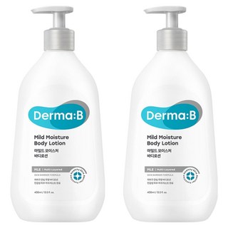 더마비 마일드 모이스처 바디로션, 400ml, 2개